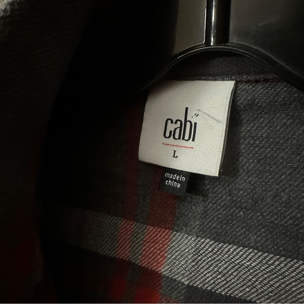 Cabi 4164 Tavern Dark Academia Autumn Plaid Long Sleeve Shirt - Picture 6 of 7
